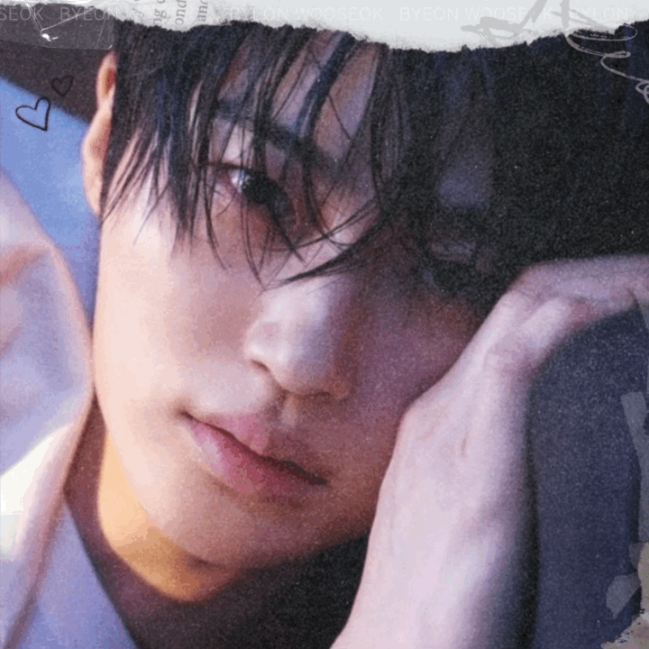 Recent activity shot of Byeon Wooseok