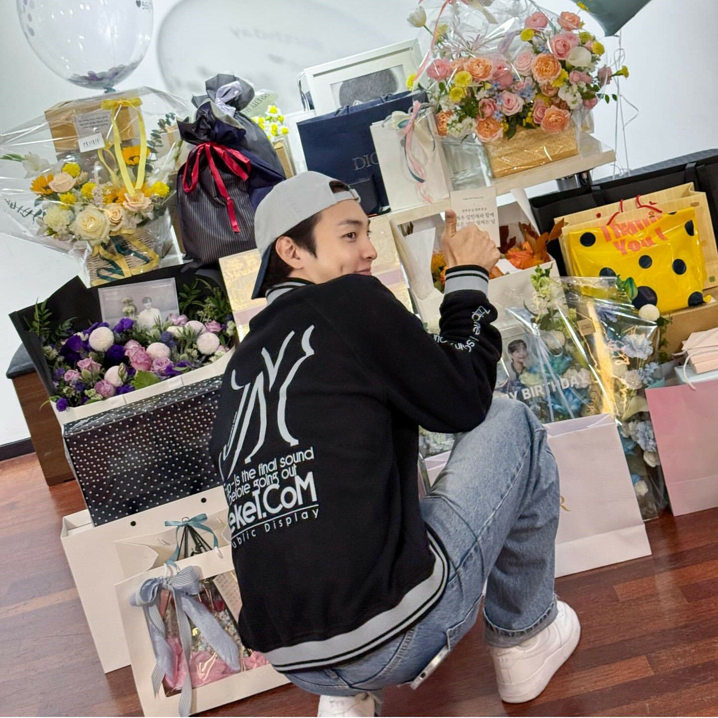 A moment captured by a fan of Kim Minjae