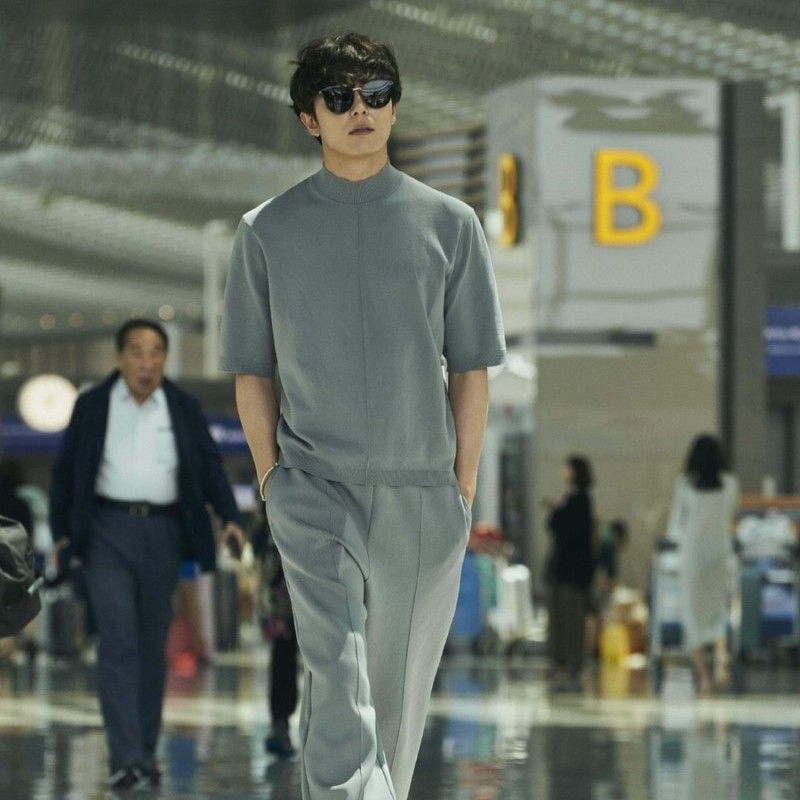 粉絲拍下的金材昱瞬間