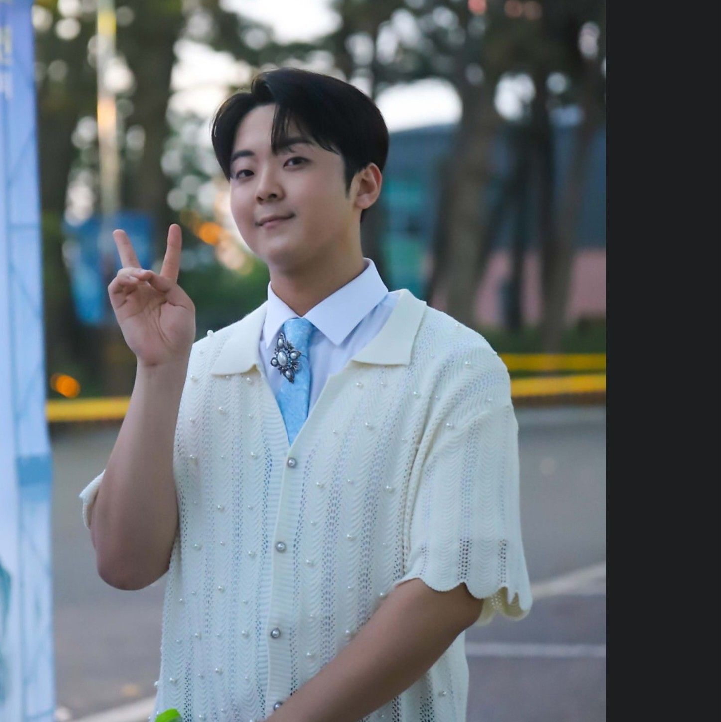 Behind-the-scenes cut of Park Minsu