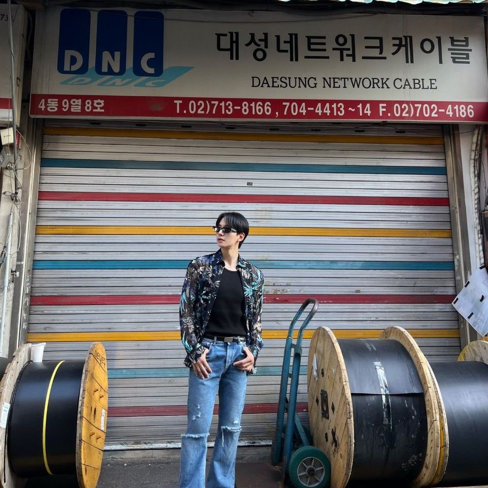 粉丝拍下的李俊昊瞬间