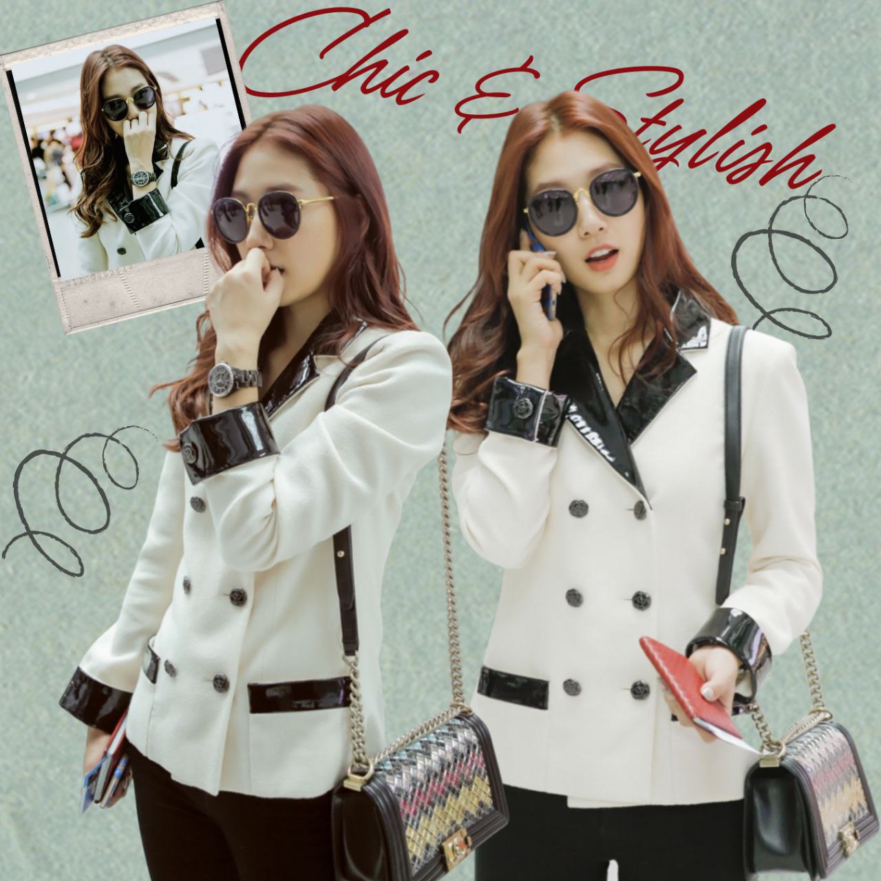 Behind-the-scenes cut of Park Shinhye