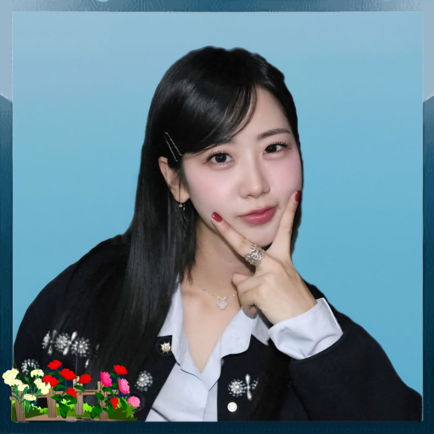Behind-the-scenes cut of Kang Hyeyeon