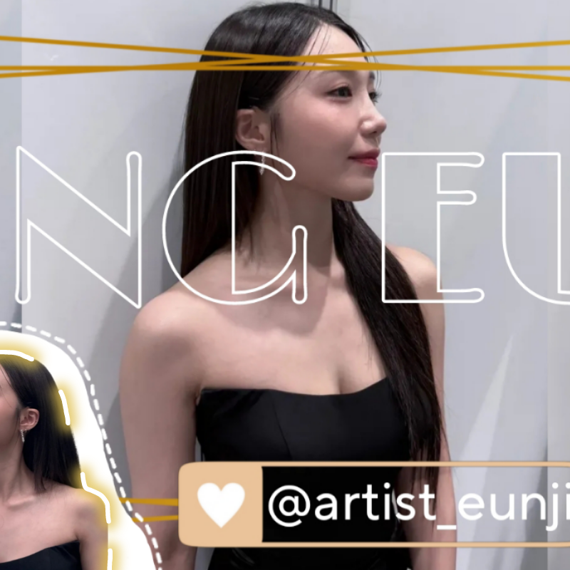 Behind-the-scenes cut of Jung Eunji