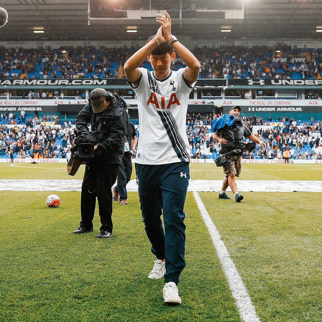 A moment captured by a fan of Son Heungmin