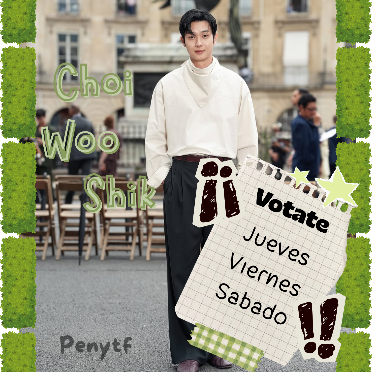 Behind-the-scenes cut of Choi Wooshik