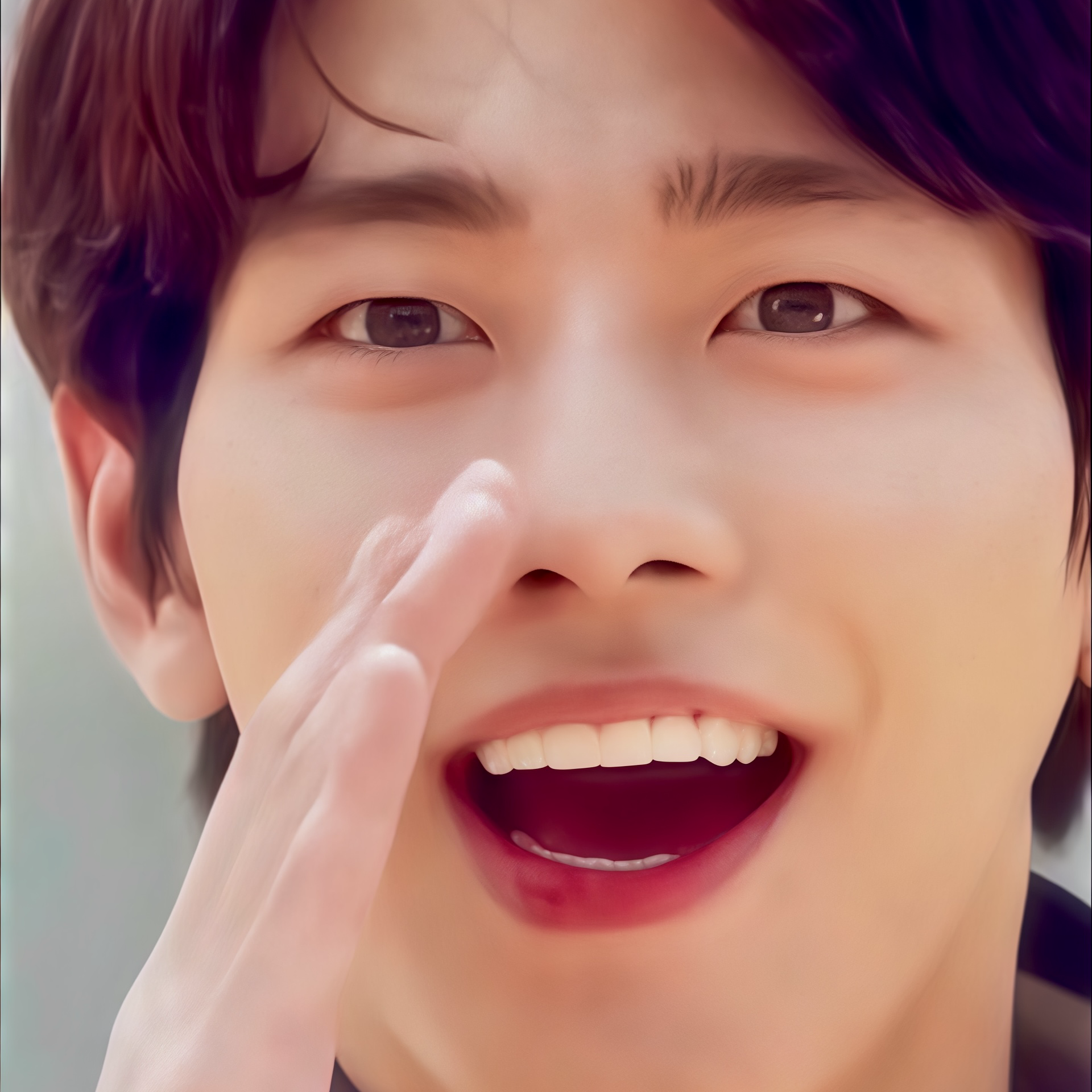 Behind-the-scenes cut of Ahn Hyoseop