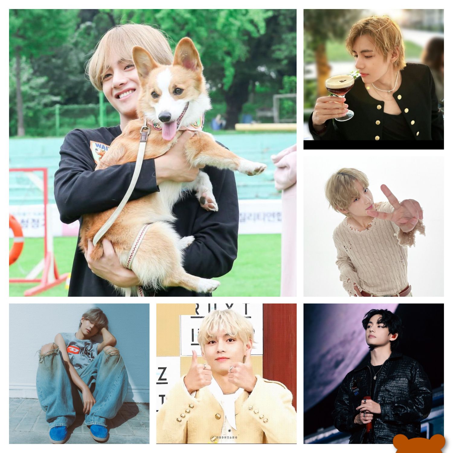 Recent activity shot of Kim Taehyung (V)