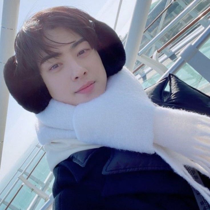 Behind-the-scenes cut of Cha Eunwoo