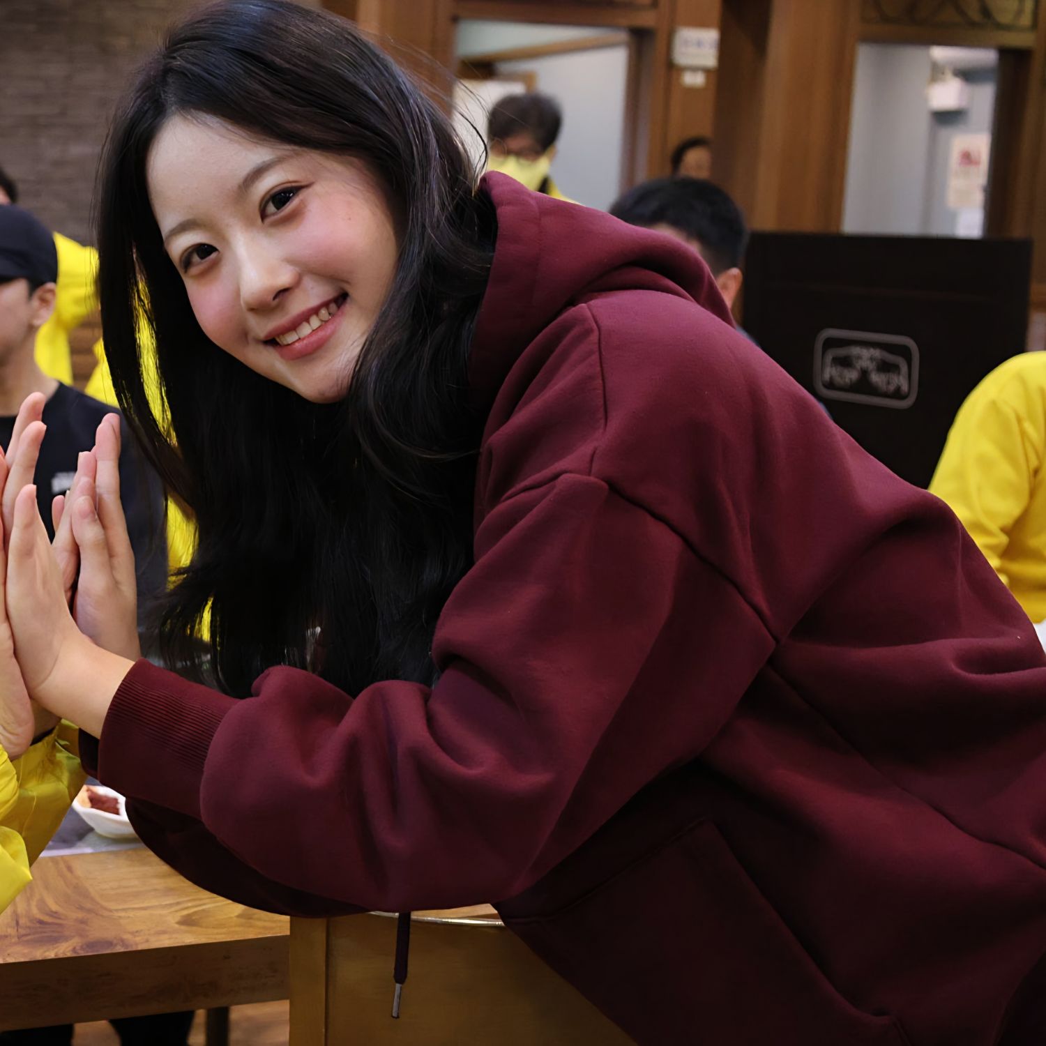 A moment captured by a fan of Oh Yujin