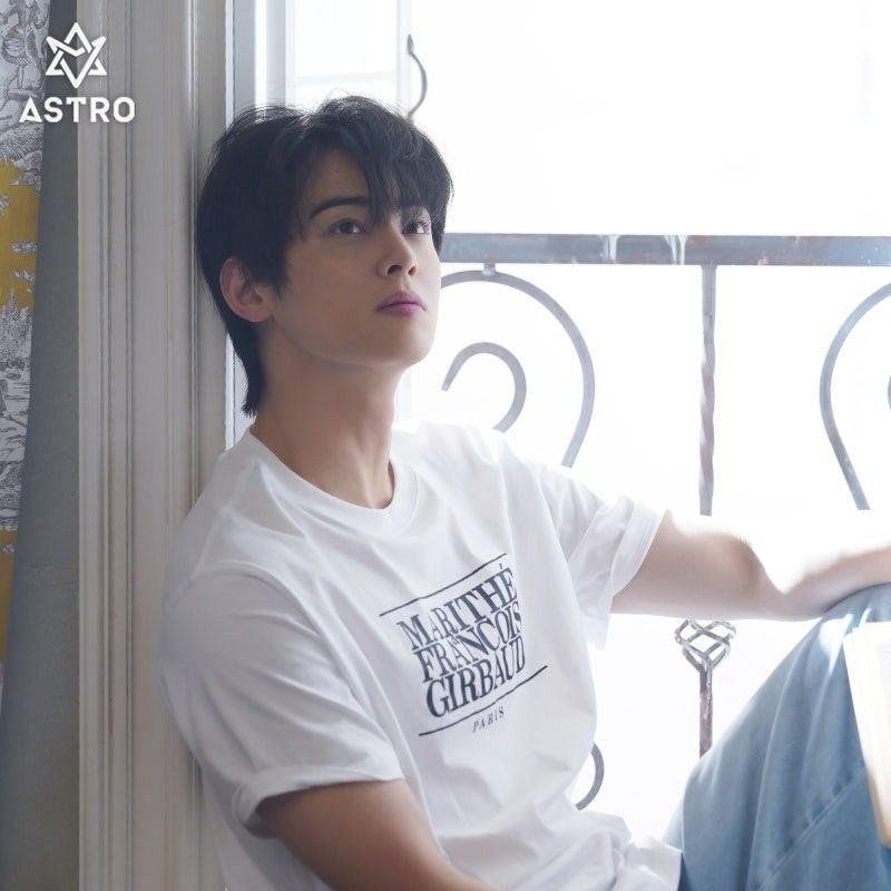 Behind-the-scenes cut of Cha Eunwoo