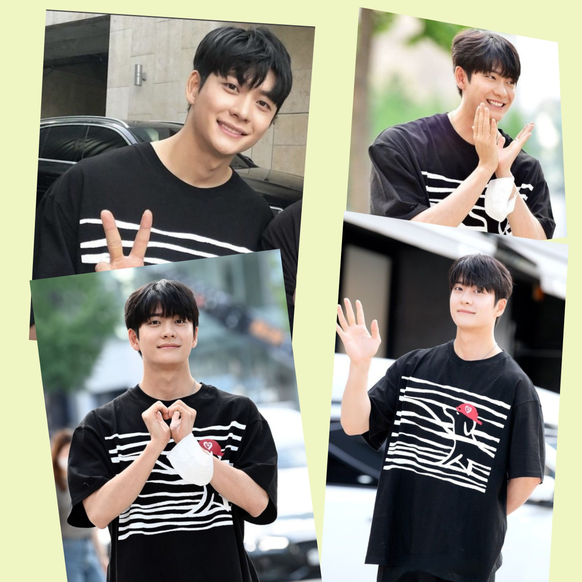 A moment captured by a fan of Kang Taeoh