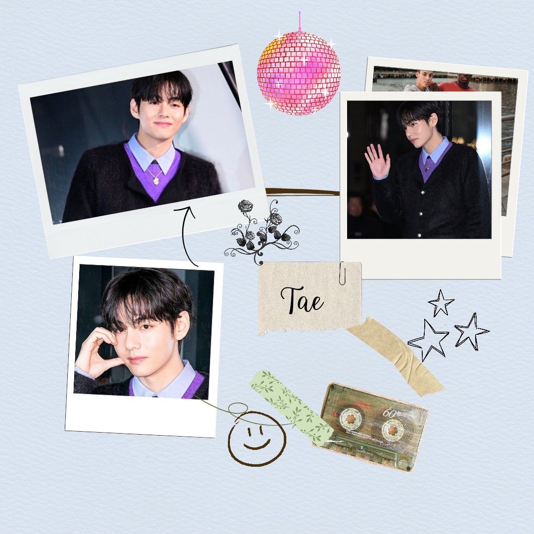 Behind-the-scenes cut of Kim Taehyung (V)