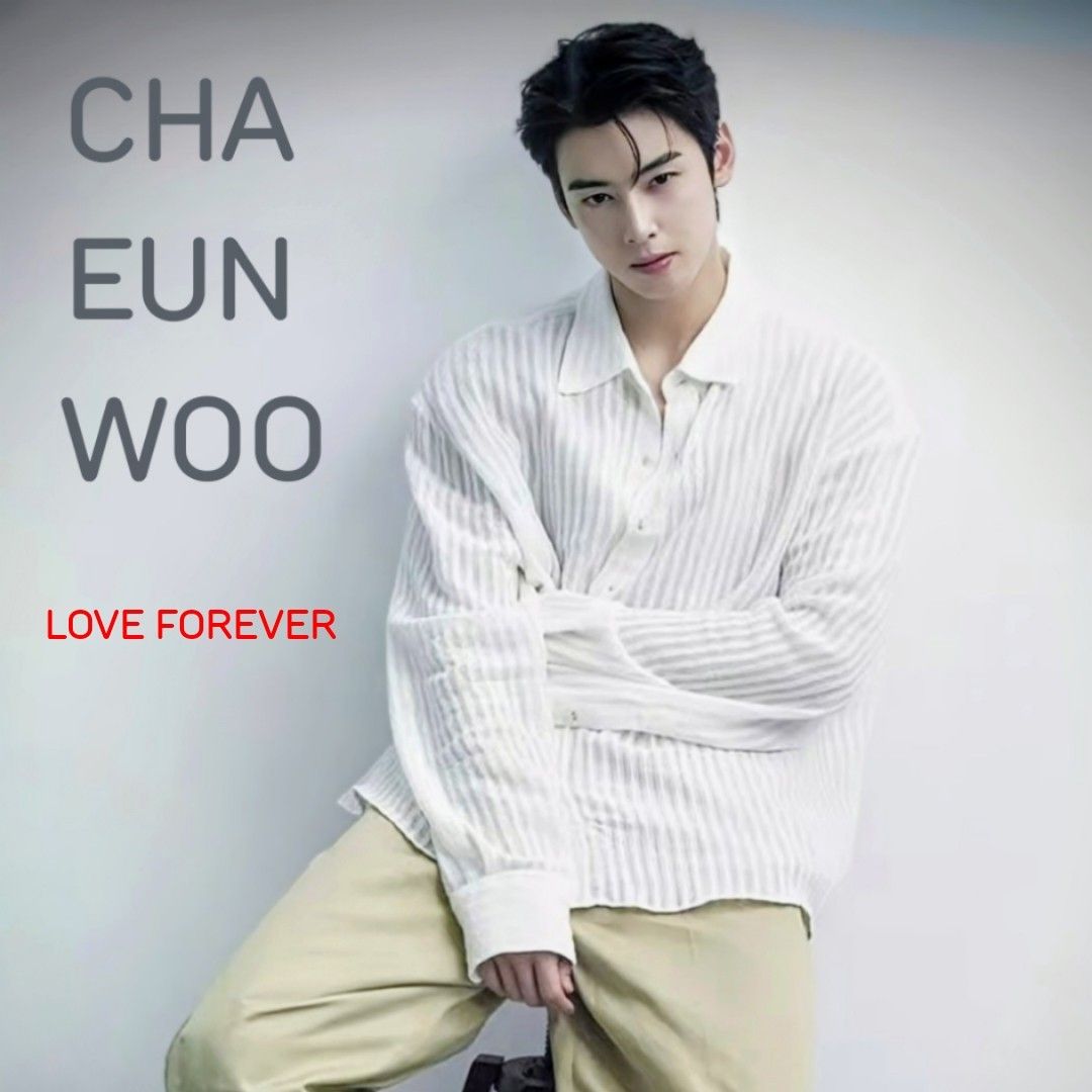 Recent activity shot of Cha Eunwoo