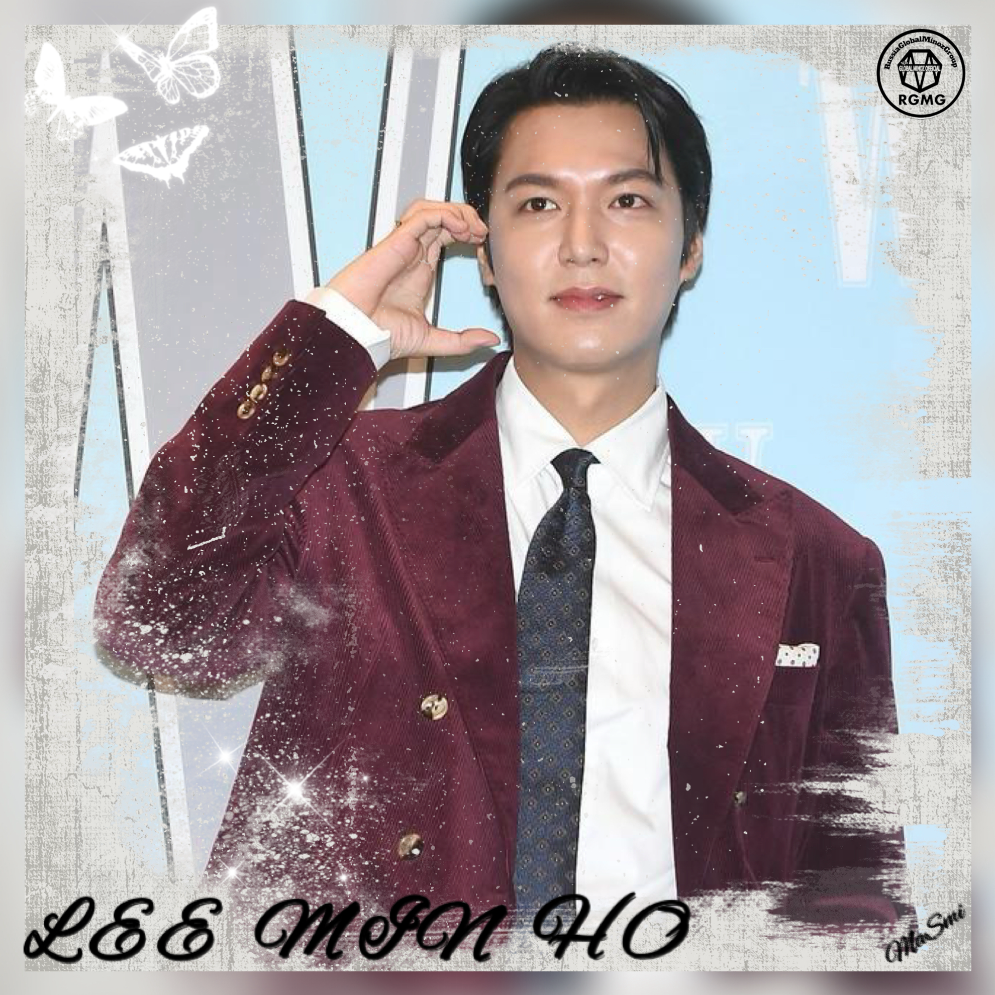 粉絲拍下的李敏鎬瞬間