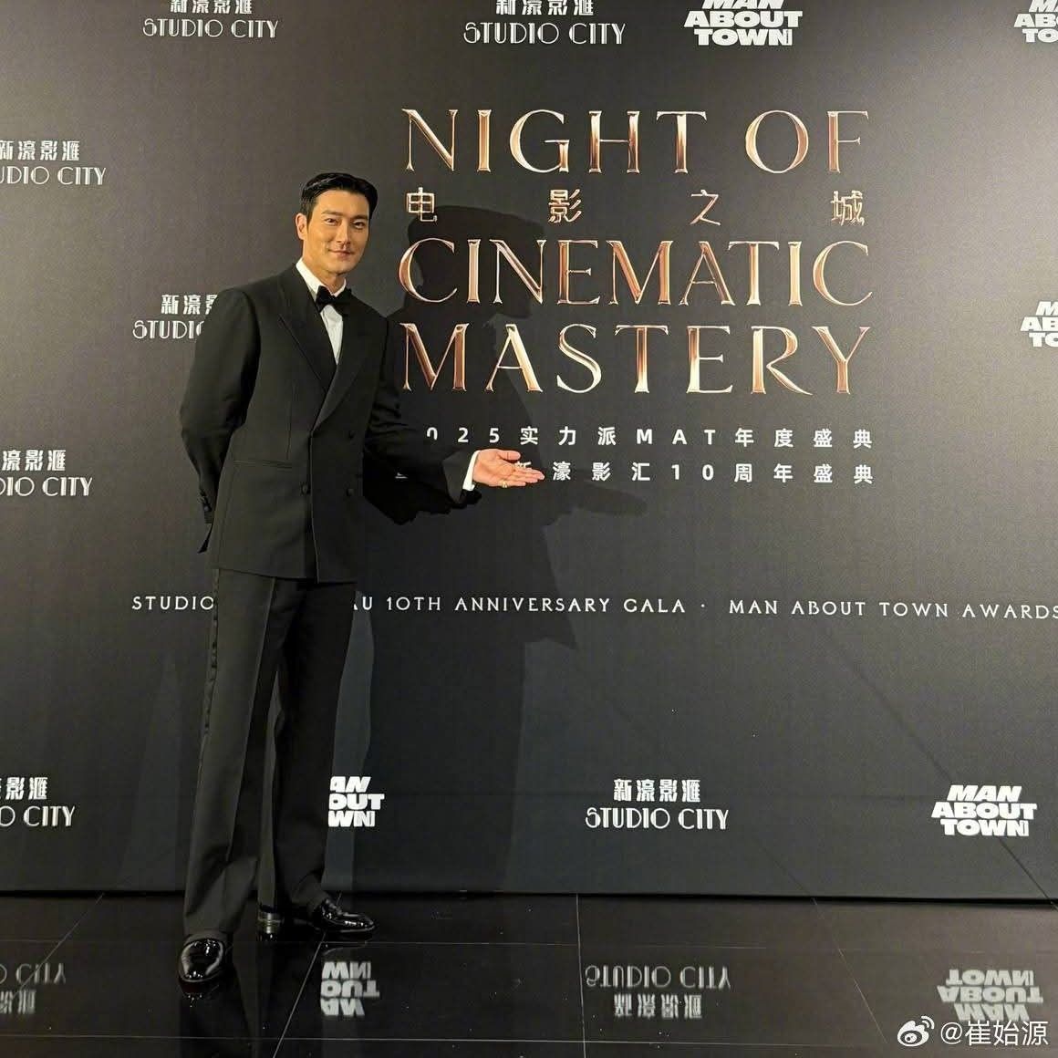 Recent activity shot of Choi Siwon