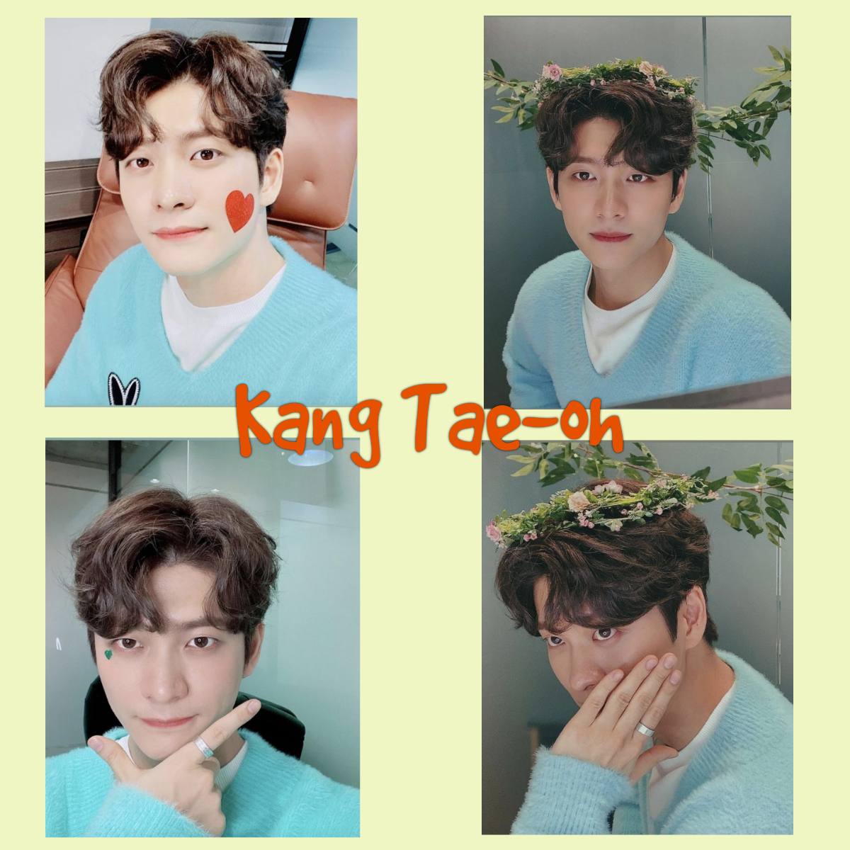 Behind-the-scenes cut of Kang Taeoh