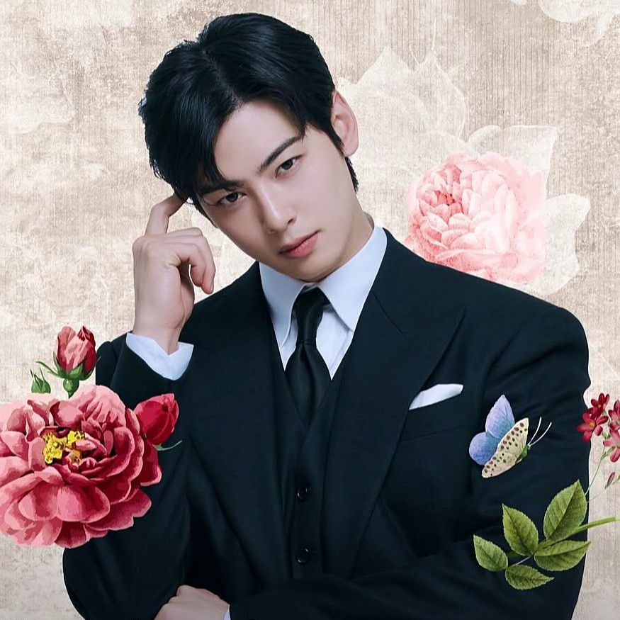 Behind-the-scenes cut of Cha Eunwoo