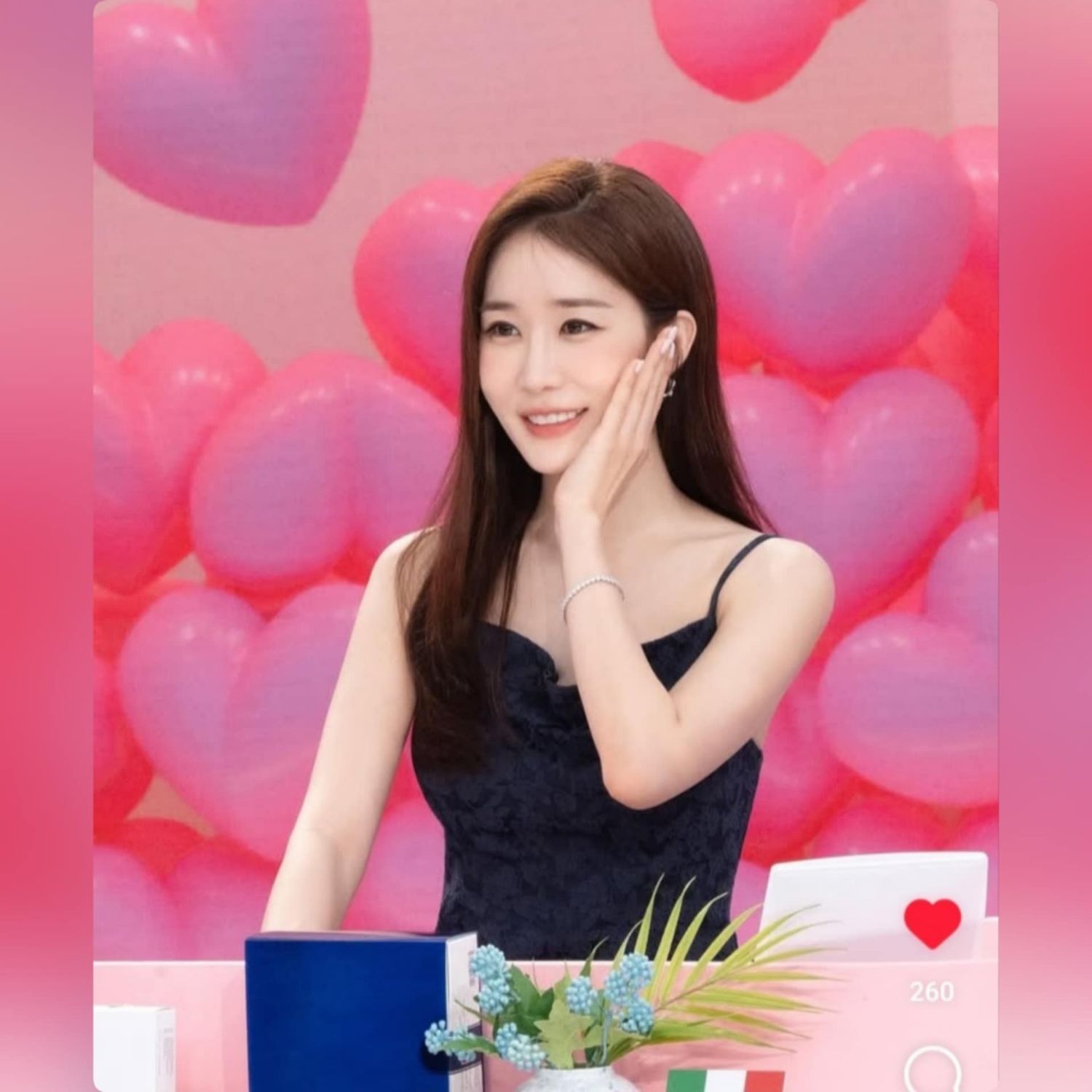 Behind-the-scenes cut of Yoo Inna