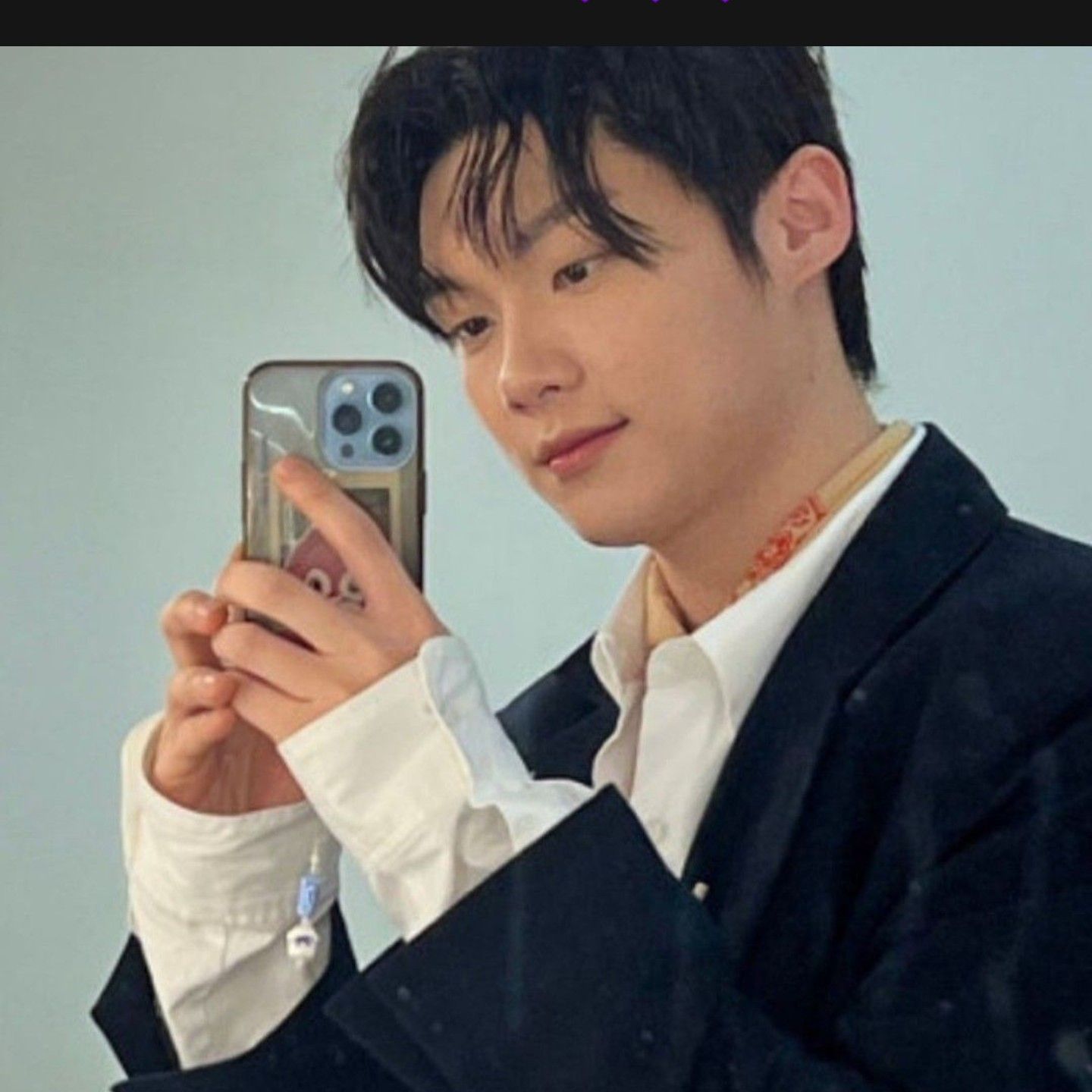 Behind-the-scenes cut of Choi Jaemyeong