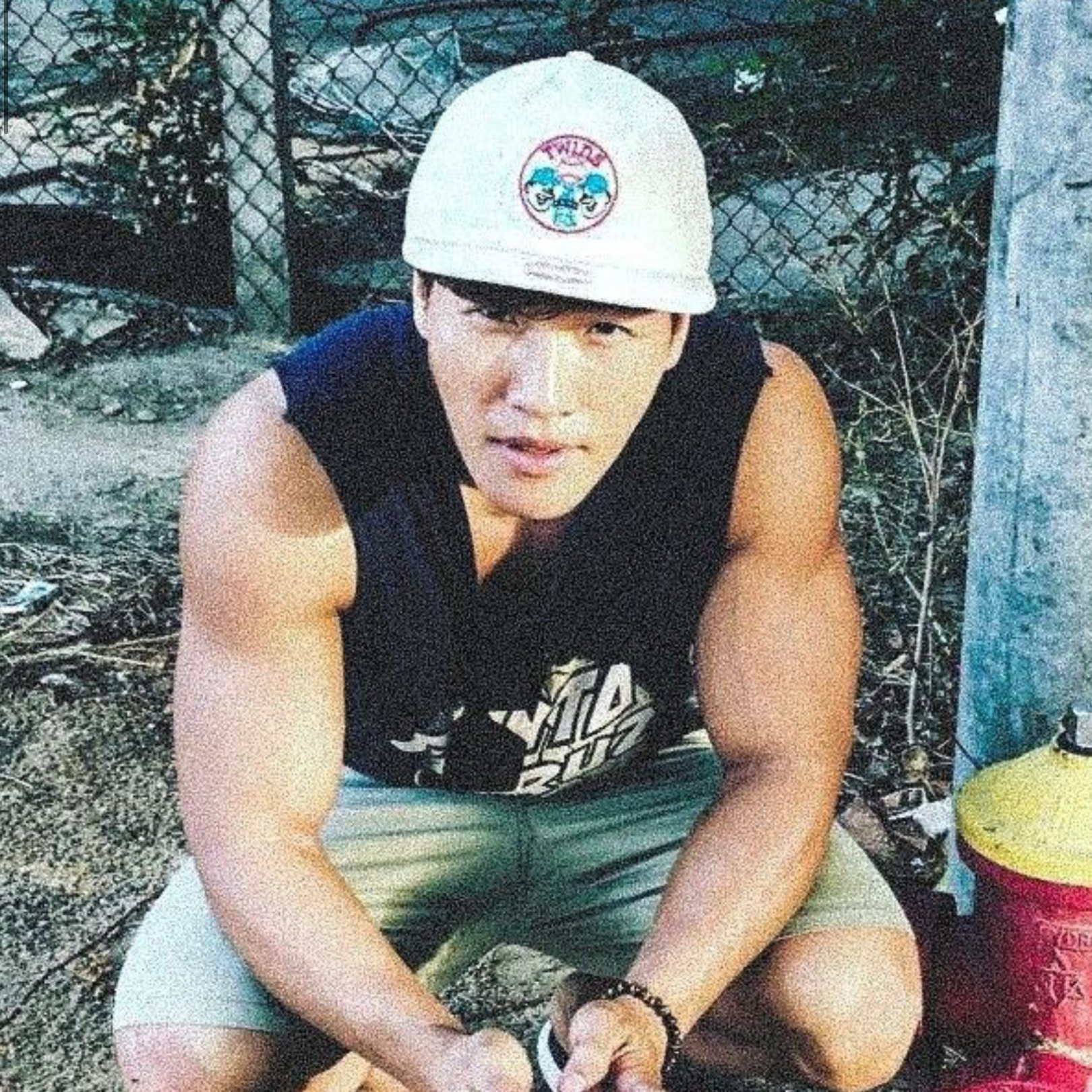 A moment captured by a fan of Kim Jongkook
