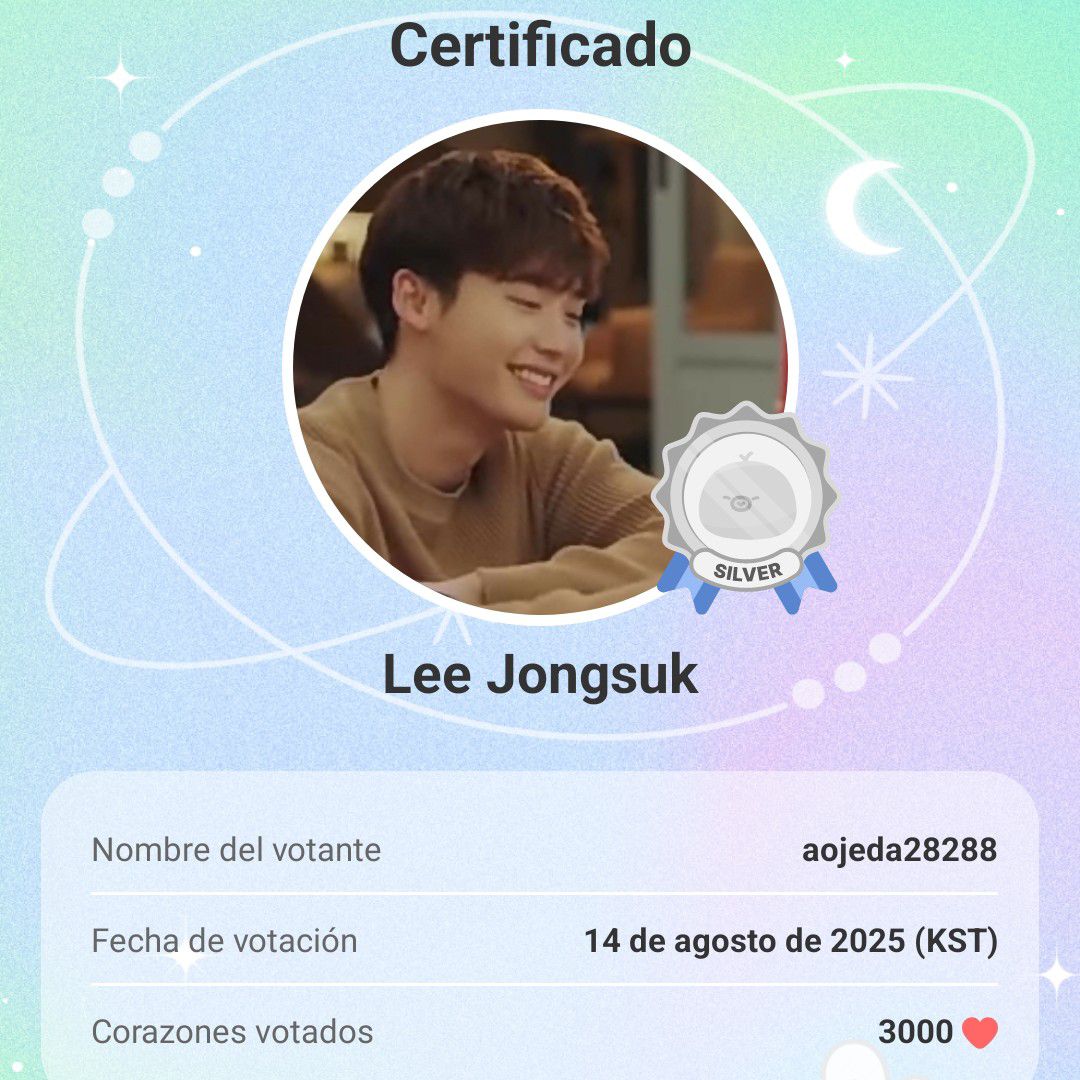 Recent activity shot of Lee Jongsuk