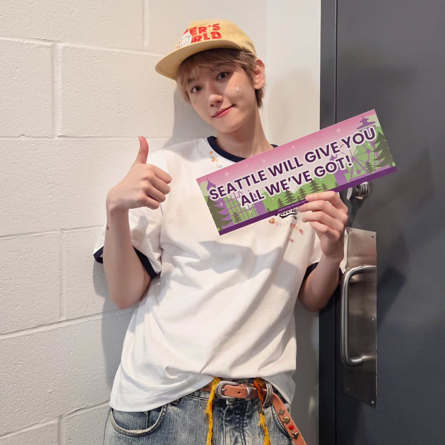 Recent activity shot of Baekhyun