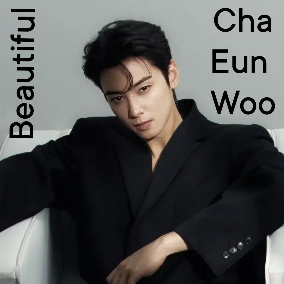 Behind-the-scenes cut of Cha Eunwoo