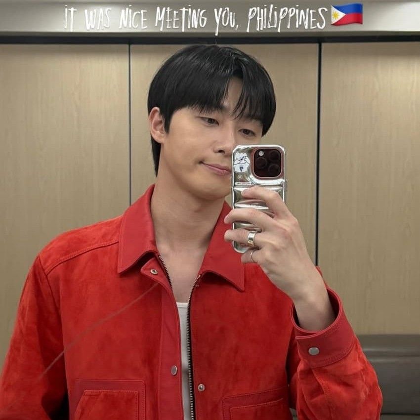 Behind-the-scenes cut of Park Seojoon