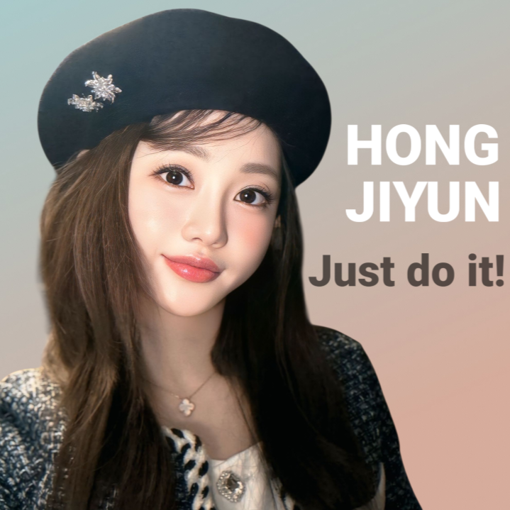 Behind-the-scenes cut of Hong Jiyoon