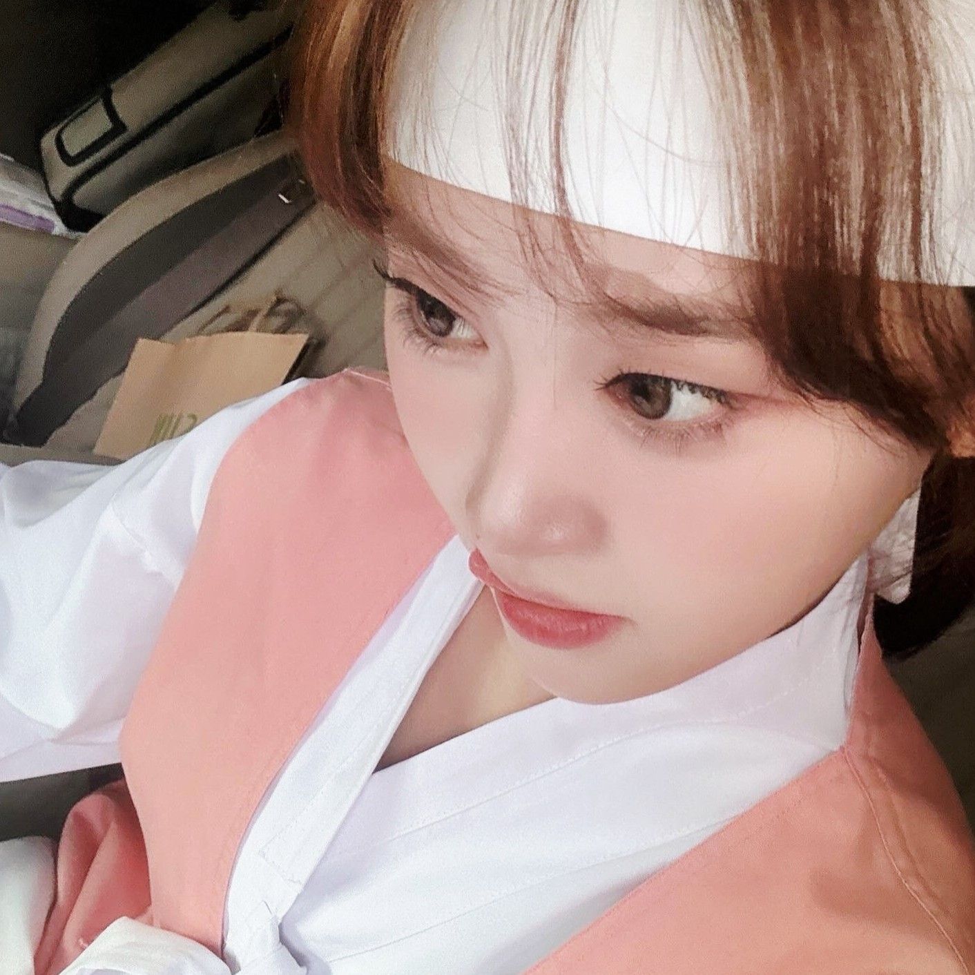 A moment captured by a fan of Kim Dahyun
