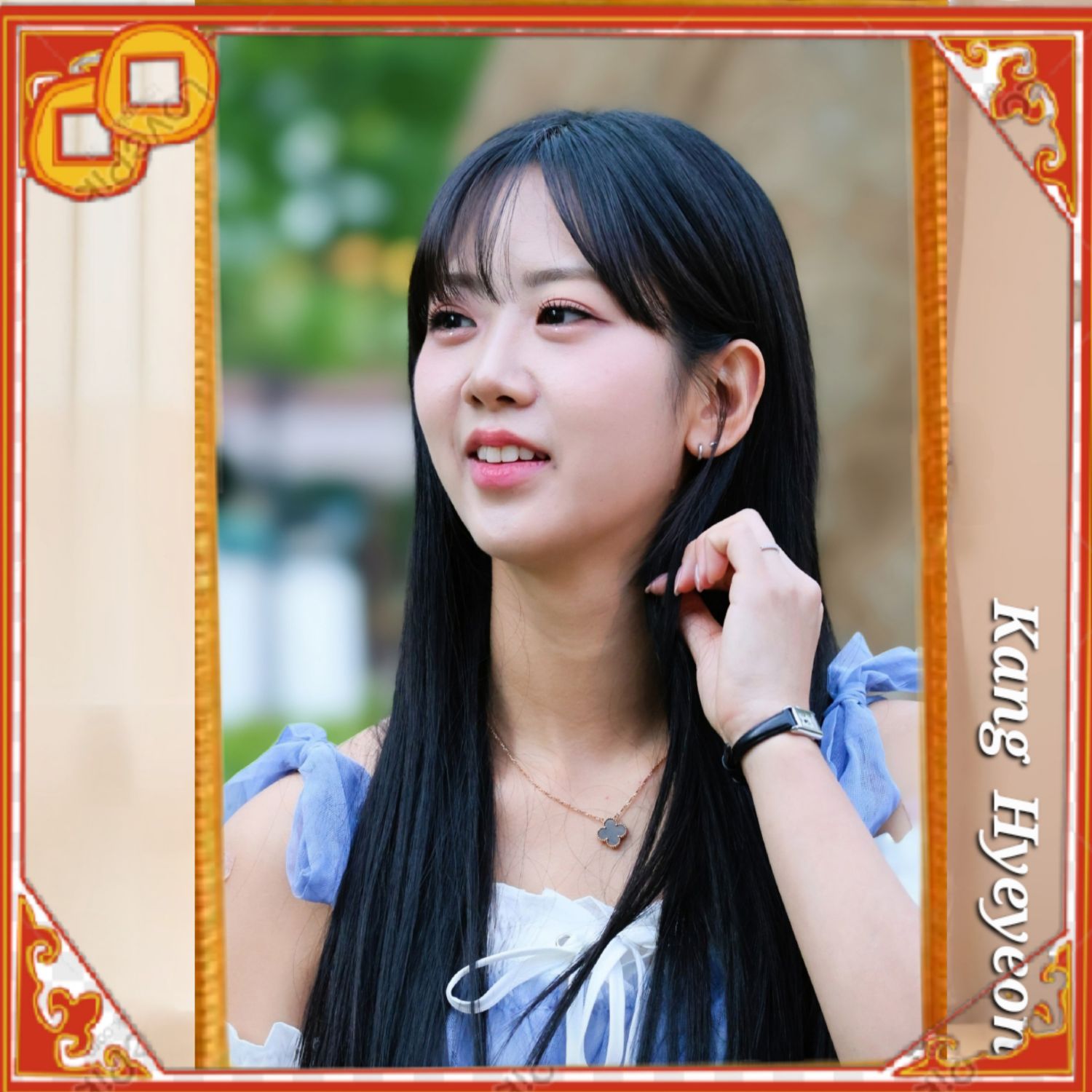 A moment captured by a fan of Kang Hyeyeon