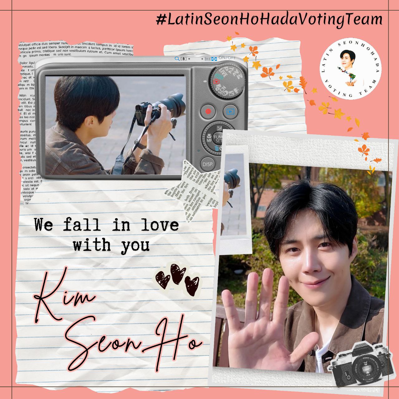 Behind-the-scenes cut of Kim Seonho