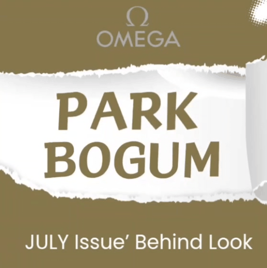 Behind-the-scenes cut of Park Bogum