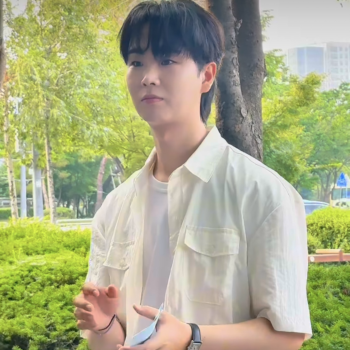 Recent activity shot of Song Minjun