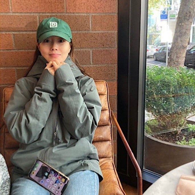 Recent activity shot of Moon Chaewon