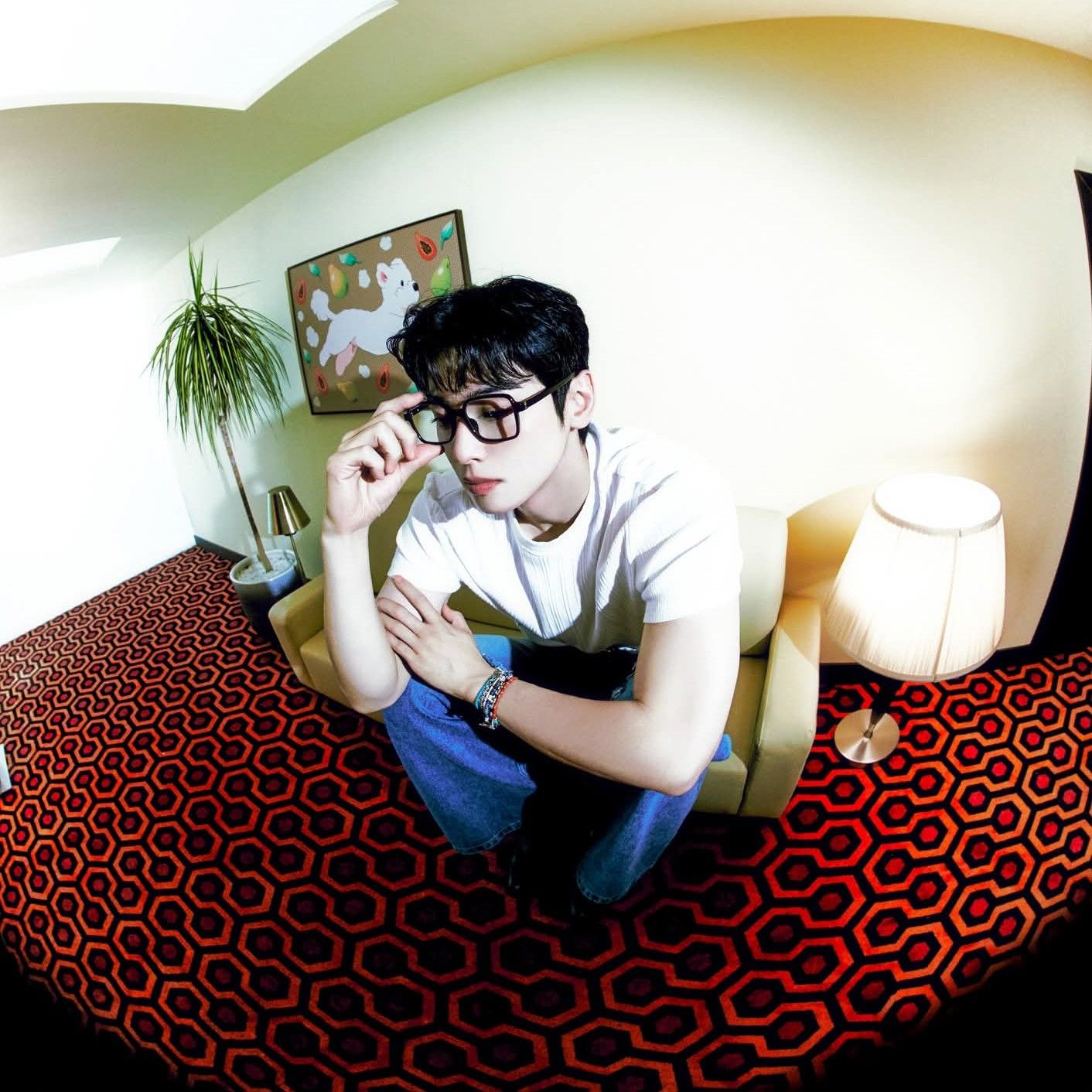 Foto terbaru dari Cha Eunwoo