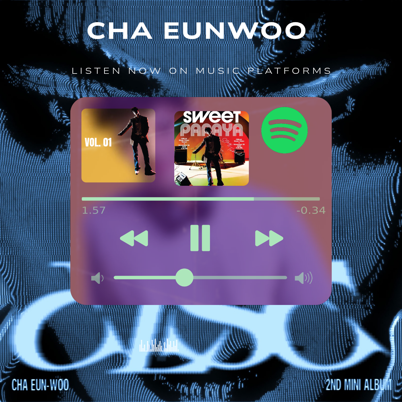 Recent activity shot of Cha Eunwoo