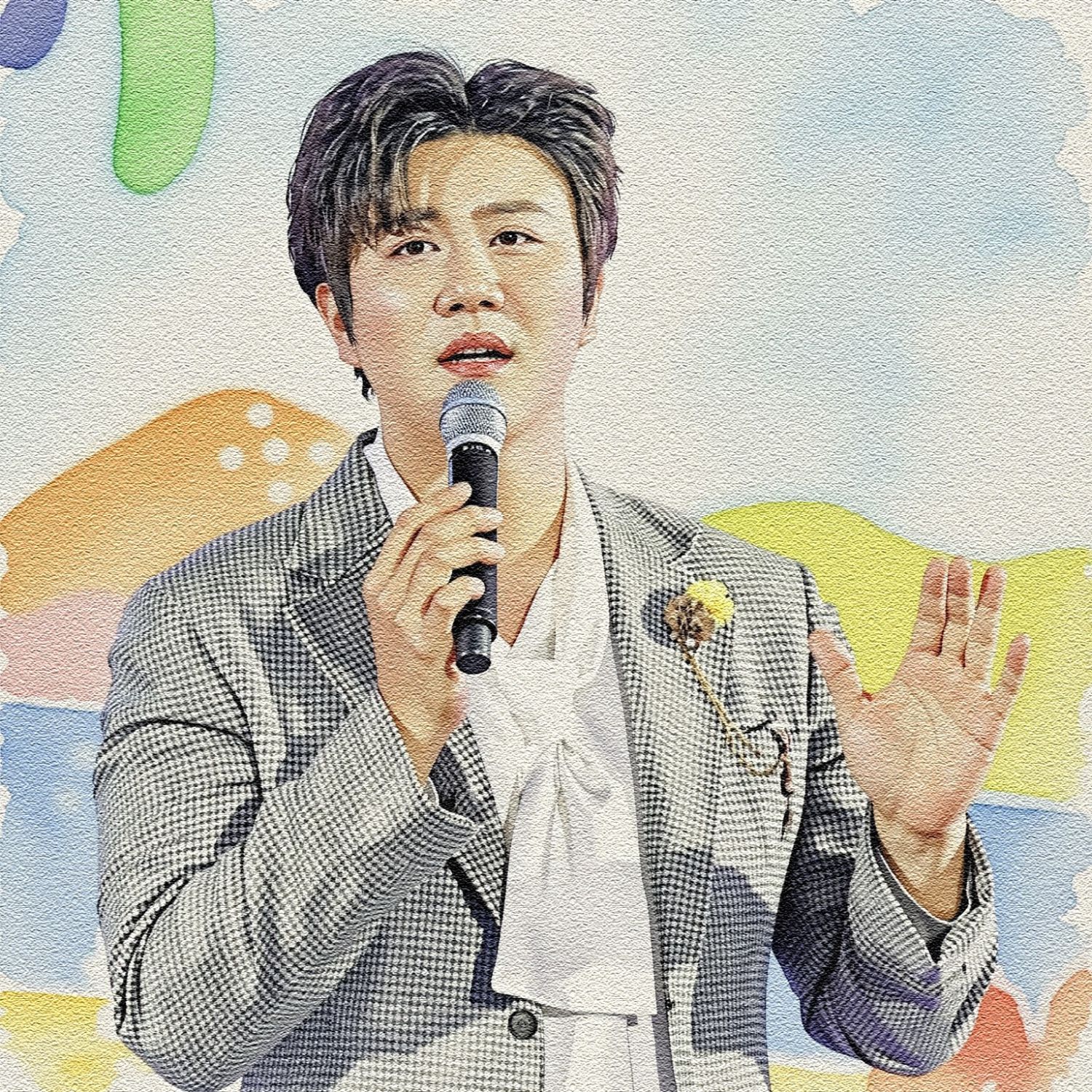 Behind-the-scenes cut of Jin Haesung