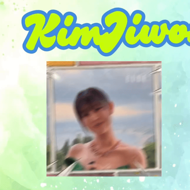 Behind-the-scenes cut of Kim Jiwon