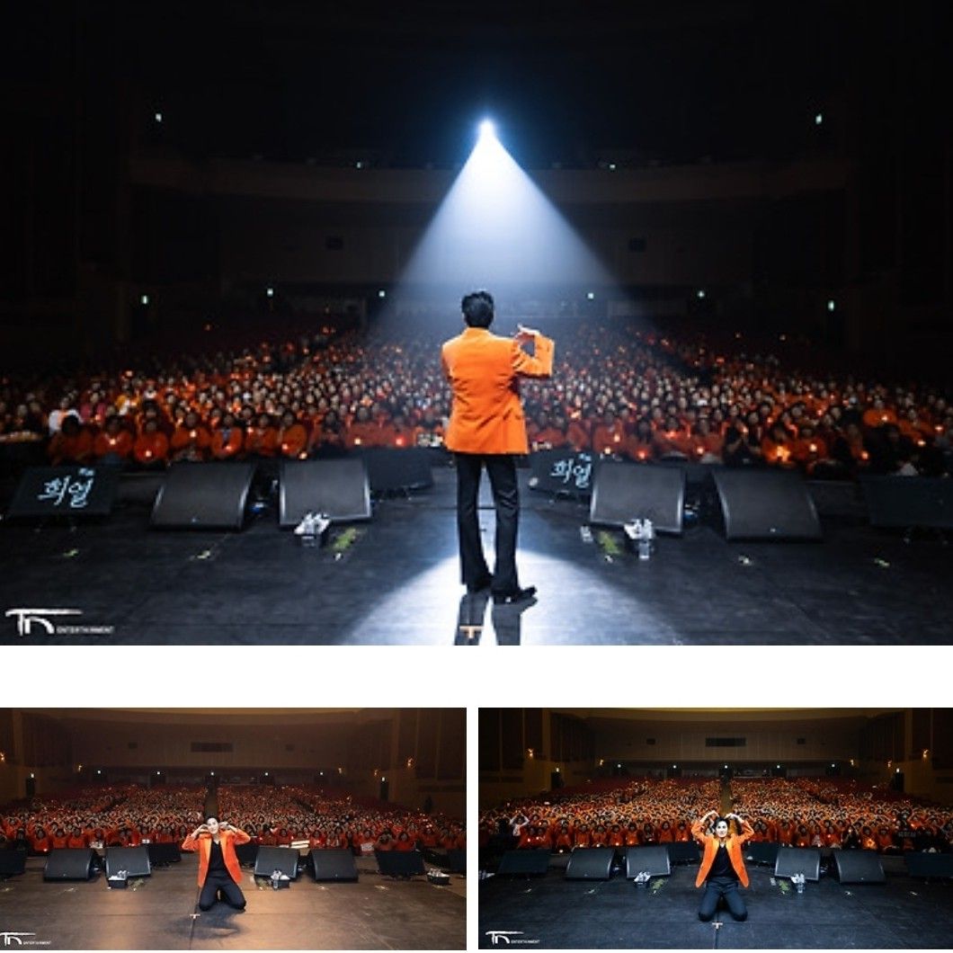 粉丝拍下的金熙栽瞬间