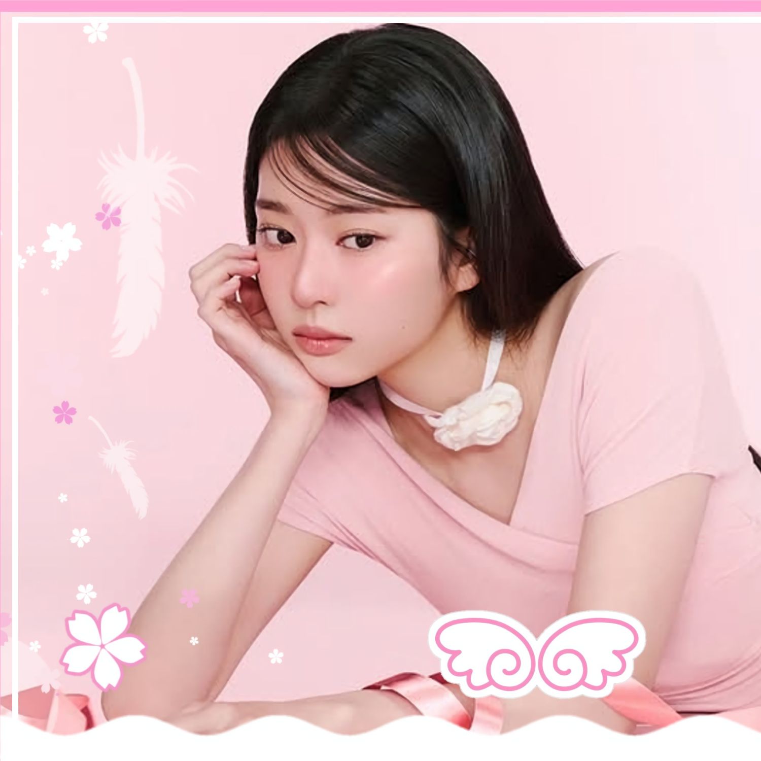 Behind-the-scenes cut of Kim Minju