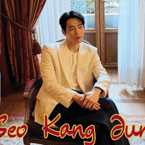 Behind-the-scenes cut of Seo Kangjoon