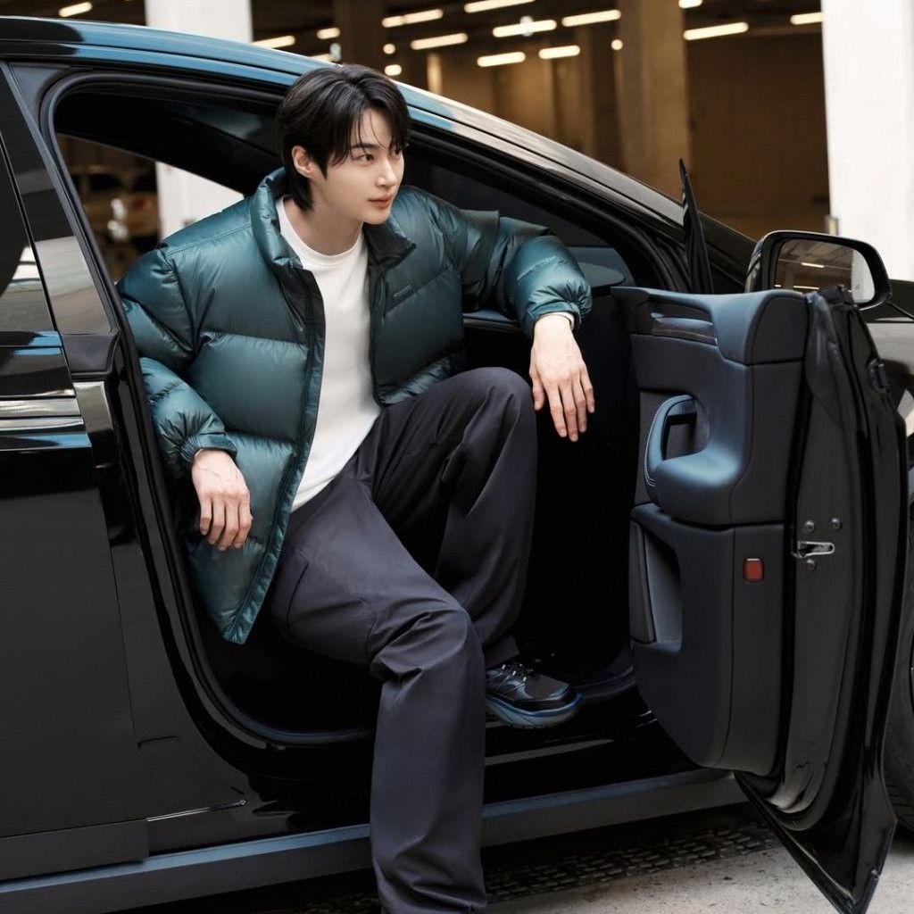 Behind-the-scenes cut of Byeon Wooseok