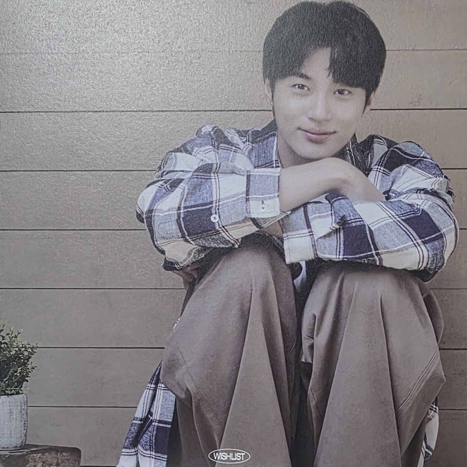 粉丝拍下的边佑锡瞬间