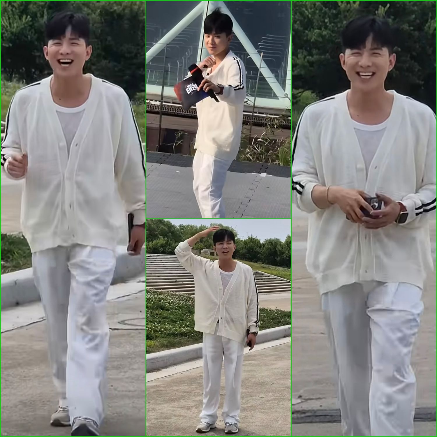 Behind-the-scenes cut of Na Taejoo