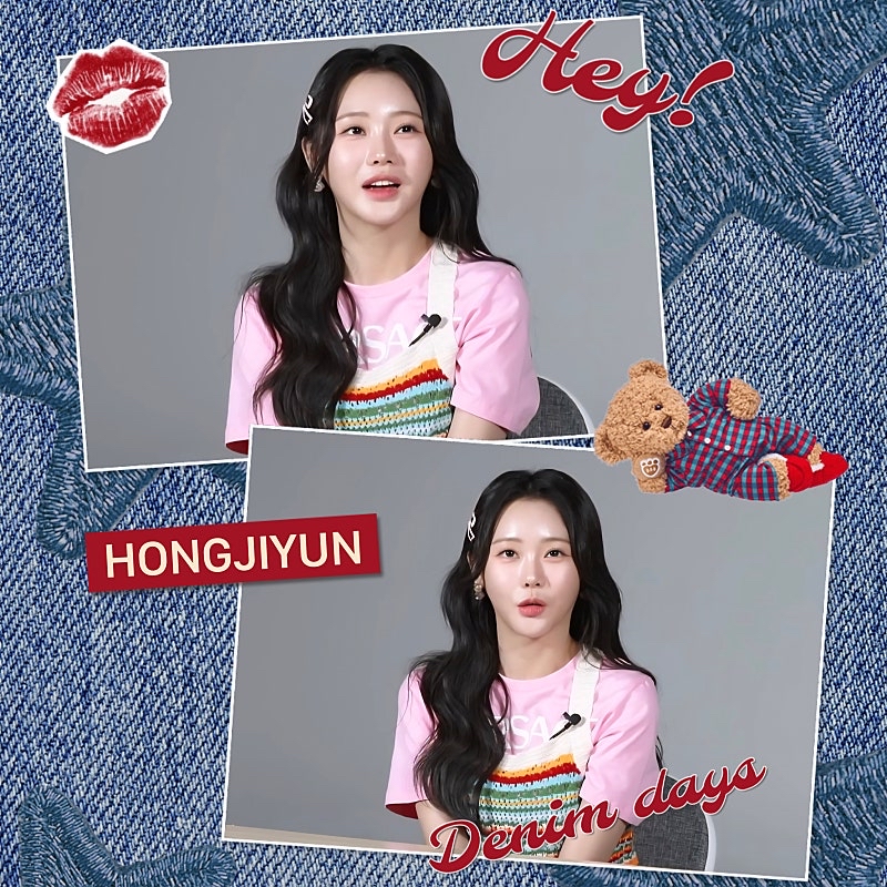 Behind-the-scenes cut of Hong Jiyoon