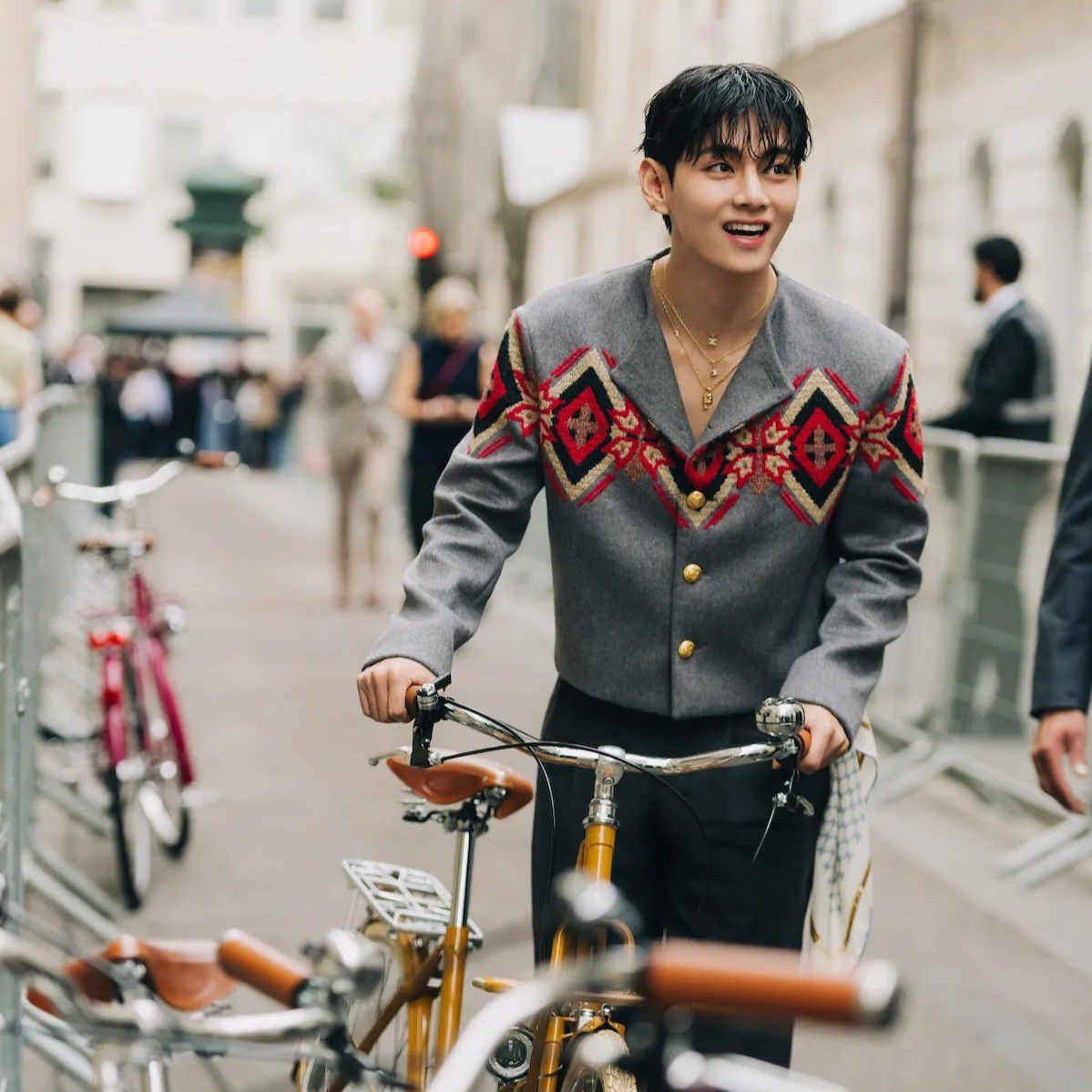 A moment captured by a fan of Kim Taehyung (V)