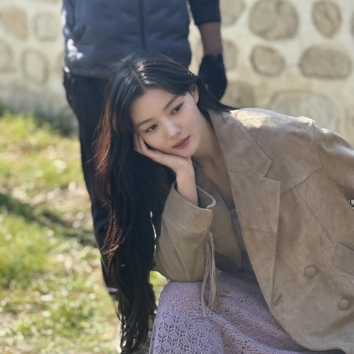 Behind-the-scenes cut of Kim Youjung