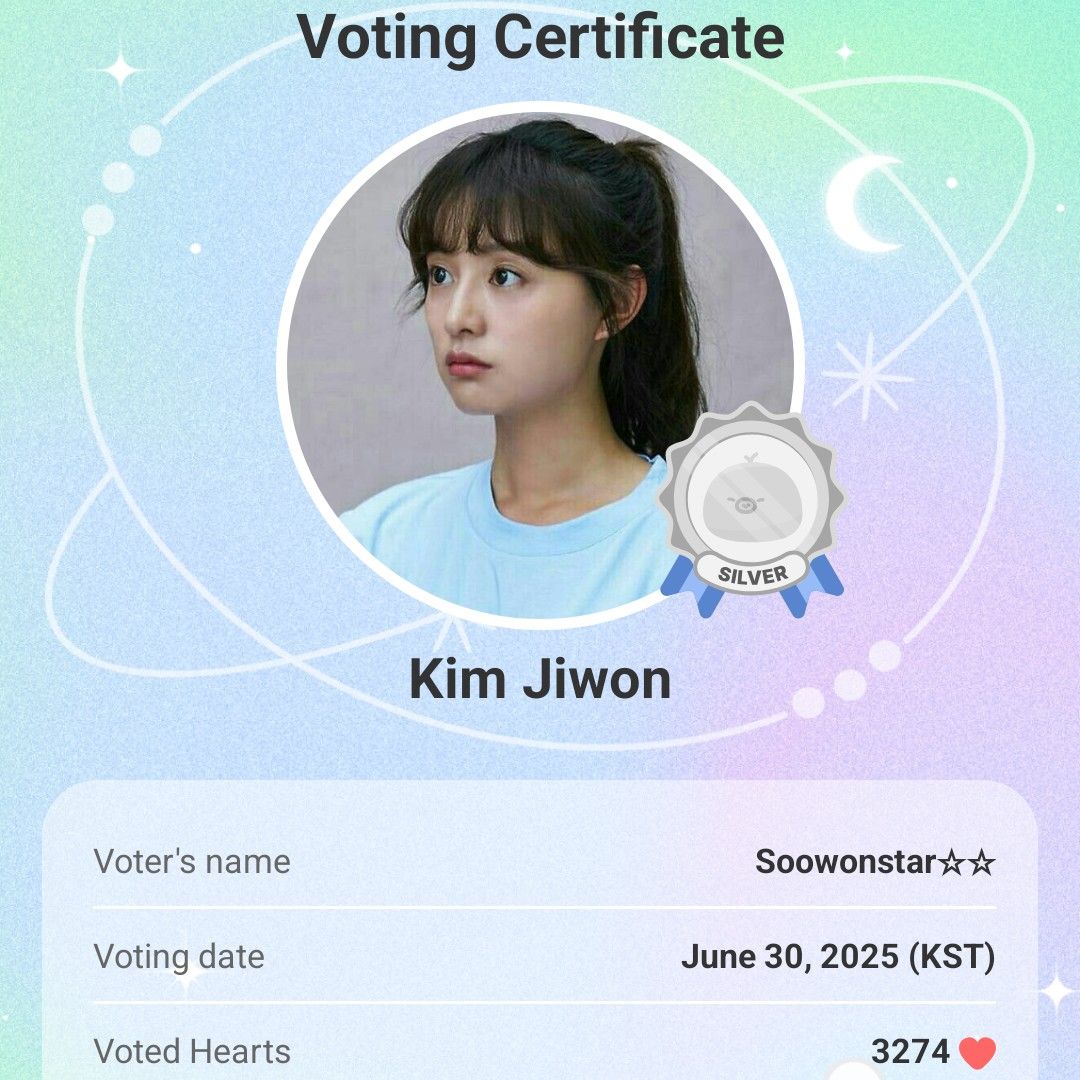 Latest photo of Kim Jiwon